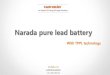 Narada pure lead battery