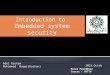 introduction to Embedded System Security