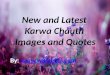 New and Latest Karvachauth Images and Quotes