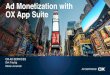 Ad Monetization with OX App Suite