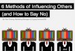Persuasion: 6 Ways to Influence People (and how to say no)