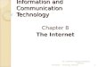 Dr. J. VijiPriya - Information and Communication Technology Chapter 8 The Internet