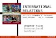 C7 - International Conflicts
