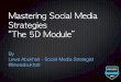 Mastering Social Media Strategies The 5D Module #SMWorkshopME