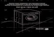 Washer-dryer installation and operation manual Manual de 