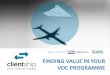 Finding value in your VoC programme