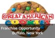 Great American Cookies Franchise Opportunity in Buffalo, New York!