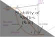 Soil slope stability anu