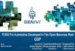 Open Source for automotive developed in the open becomes real. GDP