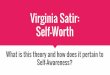 Virginia Satir Self-Worth and How it Pertains to Self-Awareness