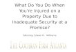 What Do You Do When You're Injured On a Property Due to Inadequate Security at a Premise