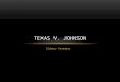 Texas v Johnson