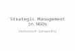 Strategic management in NGOs