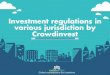 Investment regulation in various jurisdiction