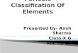 Science presentation on periodic classification of elements