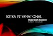 Extra International Global Sports Academy Presentation