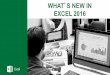 Excel 2016 top features