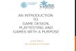 Introduction to Games with a Purpose design and Playtesting