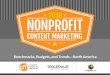 Nonprofit Content Marketing - 2016 Benchmarks, Budgets and Trends - North America