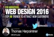 Web Design 2016: Top 10 Trends to Attract New Customers