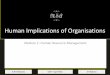 CAIIB Super Notes: Advanced Bank Management: Module C: Human Resource Management: Human Implications of Organisations