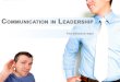 Communication In Leadership