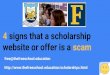 Scholarship scams : avoid scammers