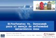 Denosumab vs bisfosfonato en metástasis óseas