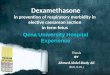 Dexamethasone in Prevention of Respiratory Morbidity in  Elective Caesarean Section in Term Fetus