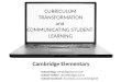 BC Curriculum, Communicating Student Learning