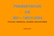 Presentation on ISO 14001