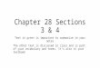 Chapter 28 sections 3 & 4