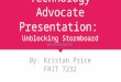 Technology advocate presentation: unblocking stormboard