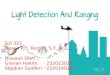 Lidar light detection and ranging