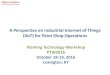 Industrial Internet of Things (IIoT) for Automotive Paint Shop Operations