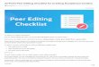 23-Point Peer Editing Checklist for Creating Exceptional Content