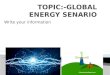 Global energy senario