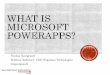 SPS Toronto 2016 - What is microsoft PowerApps