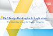 UX & Design Thinking for BI Applications
