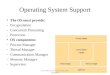 Operating system support in distributed system