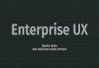 Ten Enterprise User Experience Commandments