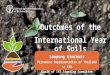 Outcomes of the International Year of Soils