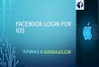 Facebook login for ios tutorial