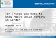 10 things you need to know about child poverty in london