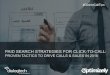 Driving Sales with Paid Search and Click-to-Call
