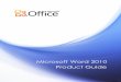 Microsoft Word 2010 Product Guide - download....Microsoft Word 