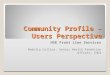 4. User's perspectives: From a local health promotion point of view