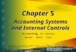 Ch05   Accounting Systems and Internal Controls, intro accounting, 21st edition warren reeve fess eng