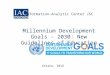 Millennium Development Goals - 2030: New Guidelines of Education
