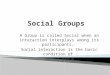 Chapter 5 lec 6 social groups